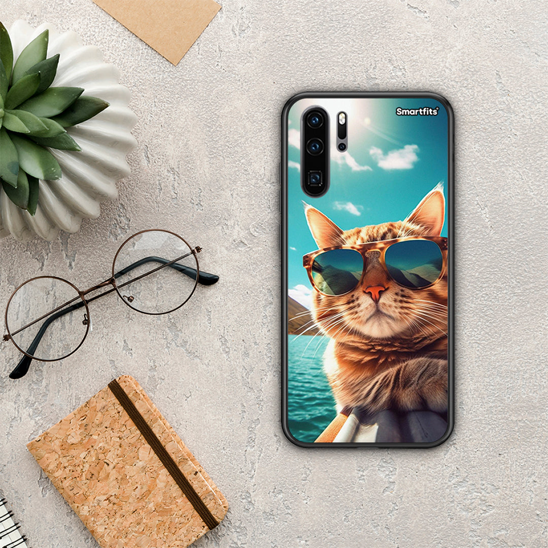 Summer Cat - Huawei P30 Pro case