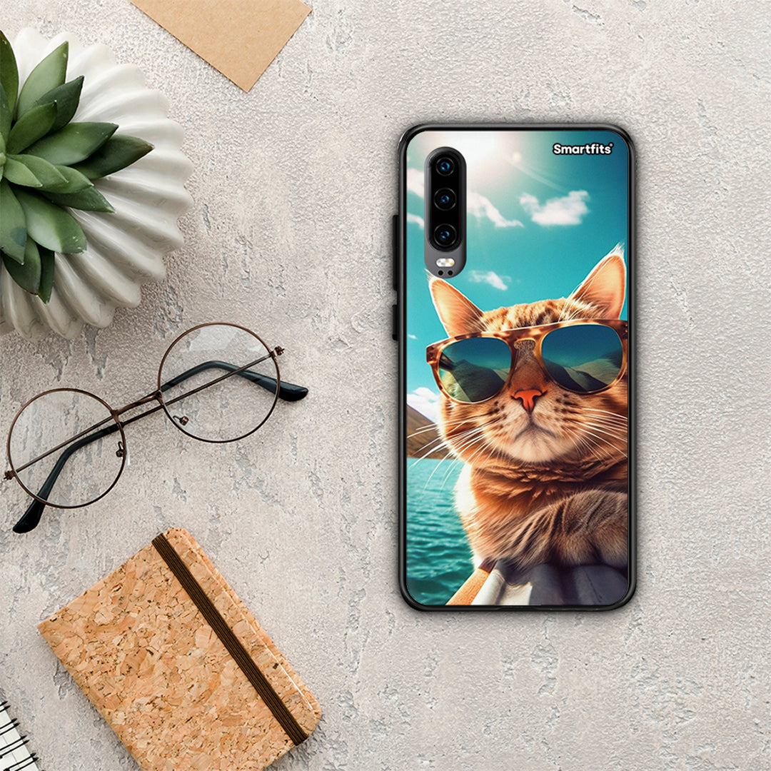 Summer Cat - Huawei P30 case