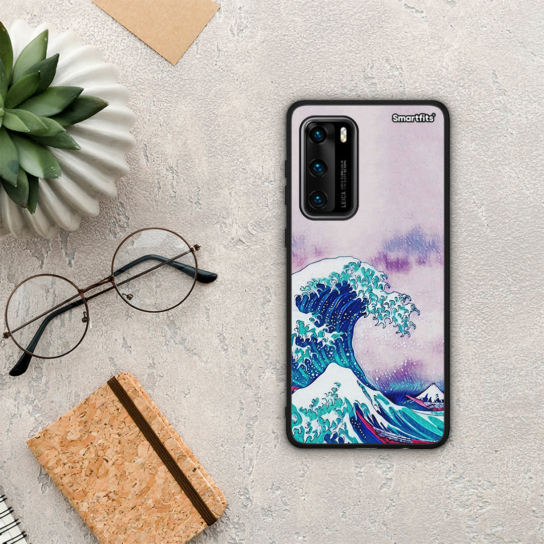 Blue Waves - Huawei P40 case