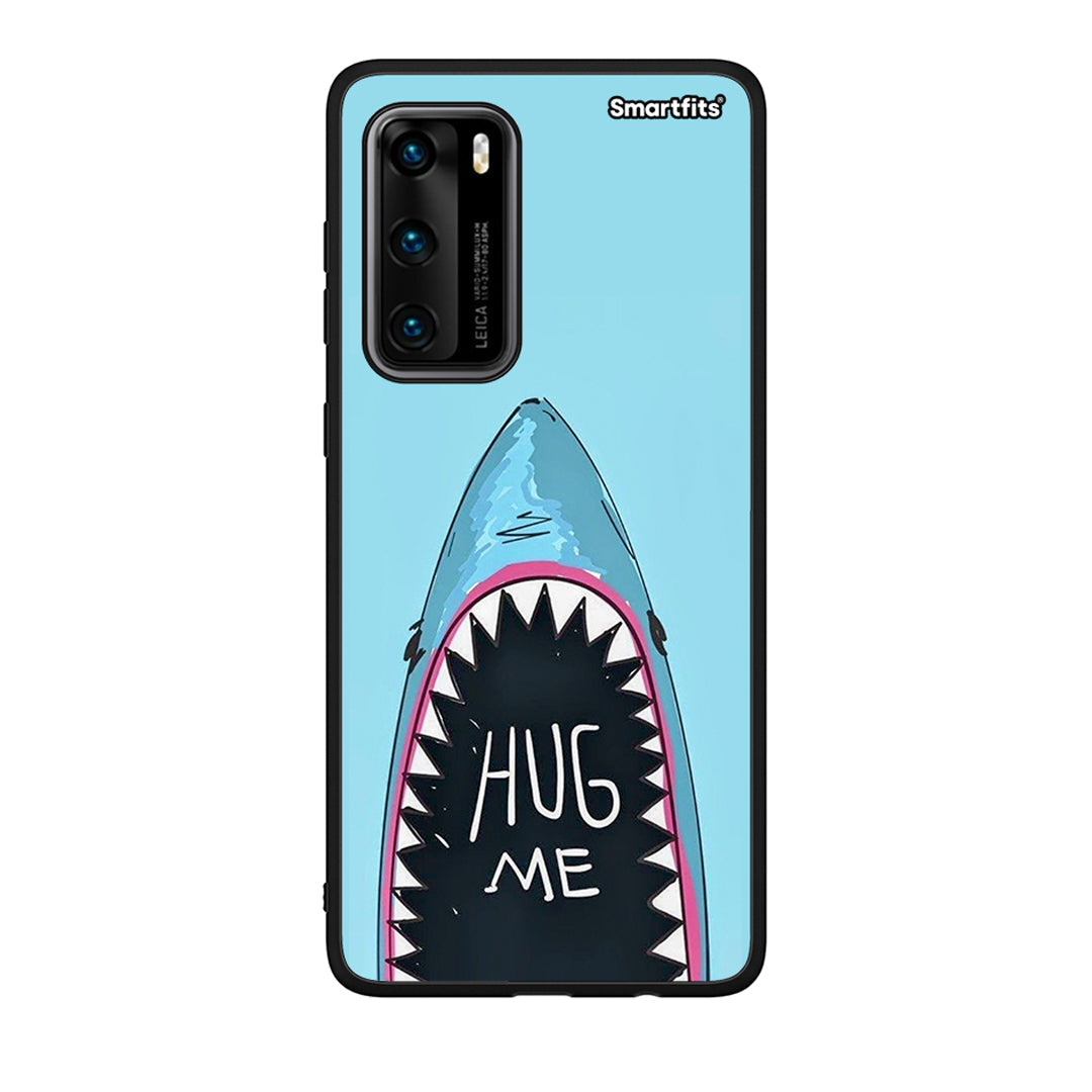 Huawei P40 Hug Me θήκη από τη Smartfits με σχέδιο στο πίσω μέρος και μαύρο περίβλημα | Smartphone case with colorful back and black bezels by Smartfits