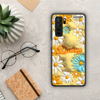 Thumbnail for Θήκη Huawei P40 Lite 5G Bubble Daisies από τη Smartfits με σχέδιο στο πίσω μέρος και μαύρο περίβλημα | Huawei P40 Lite 5G Bubble Daisies Case with Colorful Back and Black Bezels