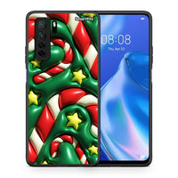 Thumbnail for Θήκη Huawei P40 Lite 5G Christmas Bubbles από τη Smartfits με σχέδιο στο πίσω μέρος και μαύρο περίβλημα | Huawei P40 Lite 5G Christmas Bubbles Case with Colorful Back and Black Bezels