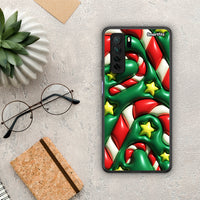 Thumbnail for Θήκη Huawei P40 Lite 5G Christmas Bubbles από τη Smartfits με σχέδιο στο πίσω μέρος και μαύρο περίβλημα | Huawei P40 Lite 5G Christmas Bubbles Case with Colorful Back and Black Bezels