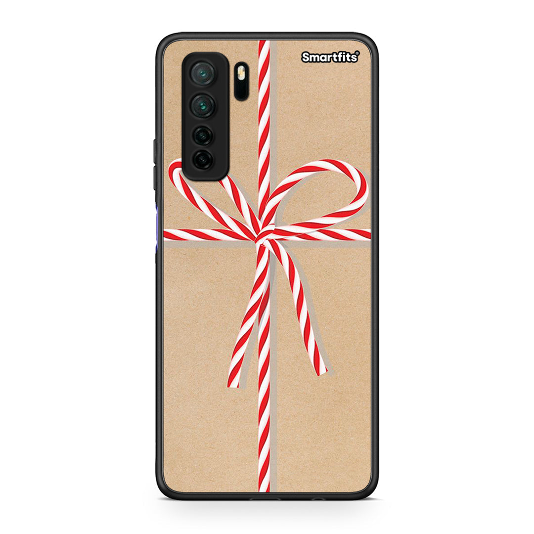 Θήκη Huawei P40 Lite 5G Christmas Gift από τη Smartfits με σχέδιο στο πίσω μέρος και μαύρο περίβλημα | Huawei P40 Lite 5G Christmas Gift Case with Colorful Back and Black Bezels