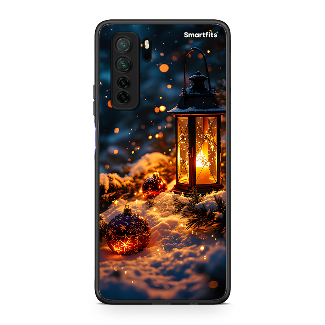 Θήκη Huawei P40 Lite 5G Christmas Ornaments από τη Smartfits με σχέδιο στο πίσω μέρος και μαύρο περίβλημα | Huawei P40 Lite 5G Christmas Ornaments Case with Colorful Back and Black Bezels