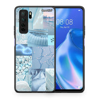 Thumbnail for Θήκη Huawei P40 Lite 5G Ciel Aesthetic Collage από τη Smartfits με σχέδιο στο πίσω μέρος και μαύρο περίβλημα | Huawei P40 Lite 5G Ciel Aesthetic Collage Case with Colorful Back and Black Bezels