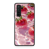 Thumbnail for Θήκη Huawei P40 Lite 5G Juicy Strawberries από τη Smartfits με σχέδιο στο πίσω μέρος και μαύρο περίβλημα | Huawei P40 Lite 5G Juicy Strawberries Case with Colorful Back and Black Bezels