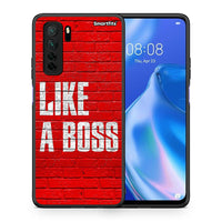 Thumbnail for Θήκη Huawei P40 Lite 5G Like A Boss από τη Smartfits με σχέδιο στο πίσω μέρος και μαύρο περίβλημα | Huawei P40 Lite 5G Like A Boss Case with Colorful Back and Black Bezels