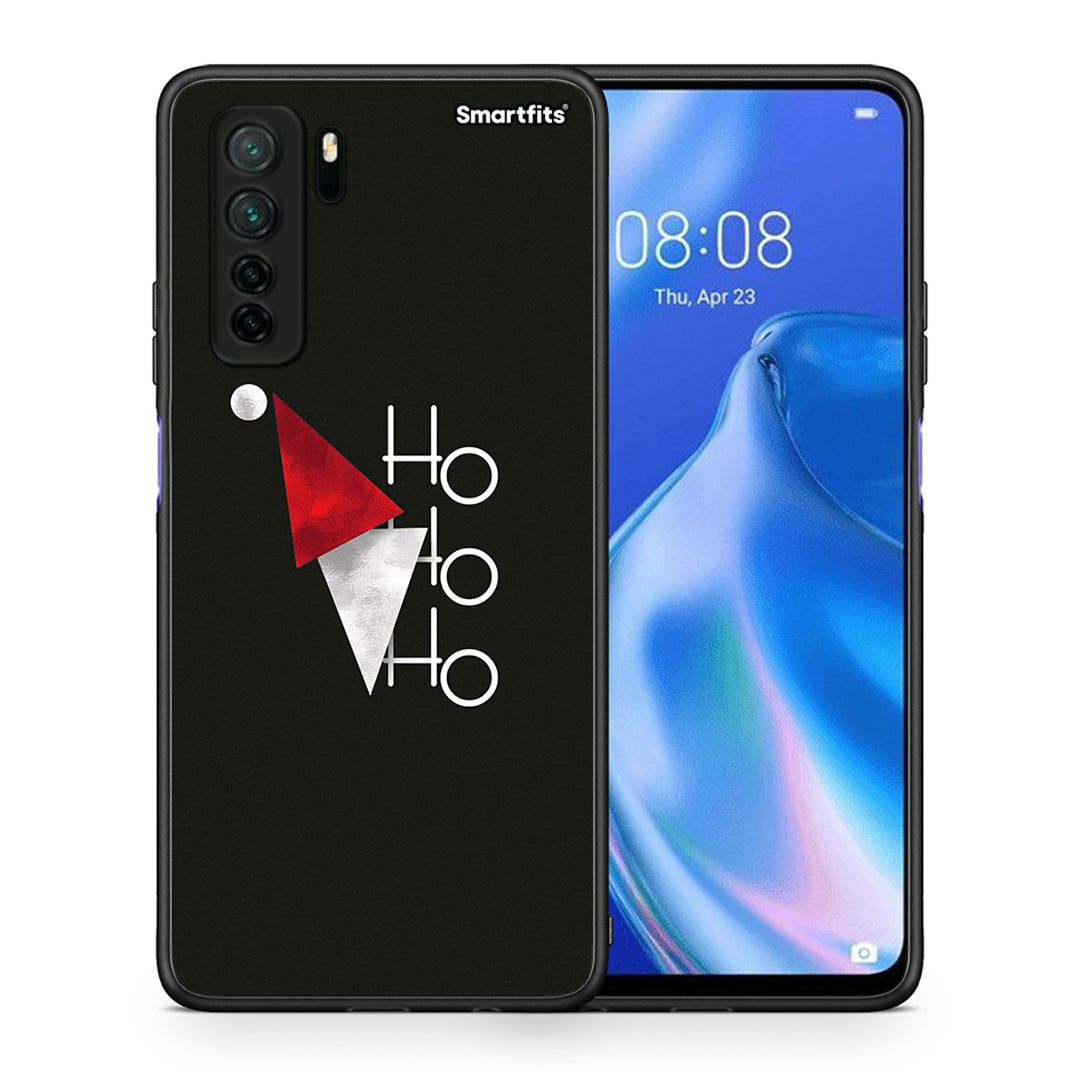 Θήκη Huawei P40 Lite 5G Minimal Christmas από τη Smartfits με σχέδιο στο πίσω μέρος και μαύρο περίβλημα | Huawei P40 Lite 5G Minimal Christmas Case with Colorful Back and Black Bezels