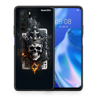 Thumbnail for Θήκη Huawei P40 Lite 5G Skull King Ace από τη Smartfits με σχέδιο στο πίσω μέρος και μαύρο περίβλημα | Huawei P40 Lite 5G Skull King Ace Case with Colorful Back and Black Bezels