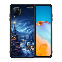 Thumbnail for Θήκη Huawei P40 Lite Christmas Scenery από τη Smartfits με σχέδιο στο πίσω μέρος και μαύρο περίβλημα | Huawei P40 Lite Christmas Scenery case with colorful back and black bezels