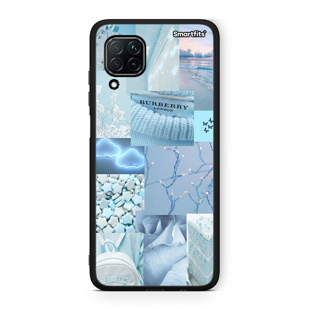 Huawei P40 Lite Ciel Aesthetic Collage θήκη από τη Smartfits με σχέδιο στο πίσω μέρος και μαύρο περίβλημα | Smartphone case with colorful back and black bezels by Smartfits