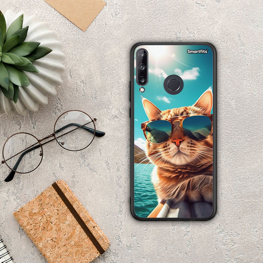 Summer Cat - Huawei P40 Lite E case