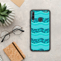 Thumbnail for Swimming Dolphins - Huawei P40 Lite E case