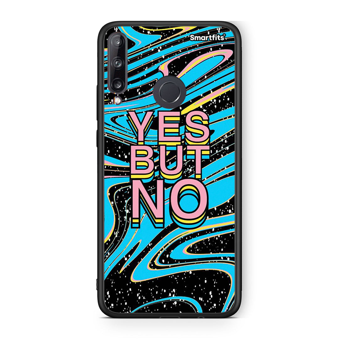 Huawei P40 Lite E Yes But No θήκη από τη Smartfits με σχέδιο στο πίσω μέρος και μαύρο περίβλημα | Smartphone case with colorful back and black bezels by Smartfits