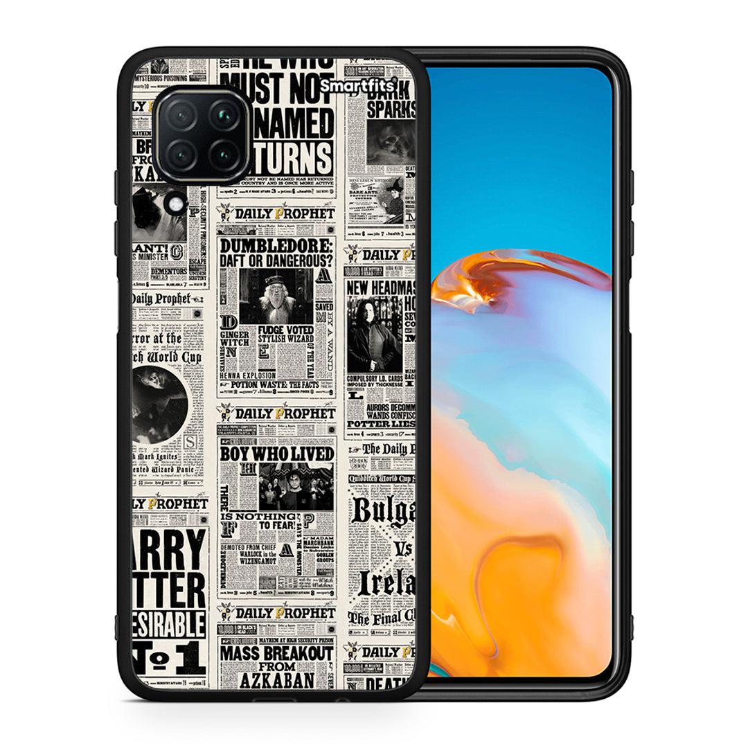 Θήκη Huawei P40 Lite Harry Paper από τη Smartfits με σχέδιο στο πίσω μέρος και μαύρο περίβλημα | Huawei P40 Lite Harry Paper case with colorful back and black bezels