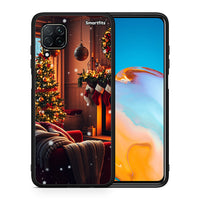 Thumbnail for Θήκη Huawei P40 Lite Home For Christmas από τη Smartfits με σχέδιο στο πίσω μέρος και μαύρο περίβλημα | Huawei P40 Lite Home For Christmas case with colorful back and black bezels