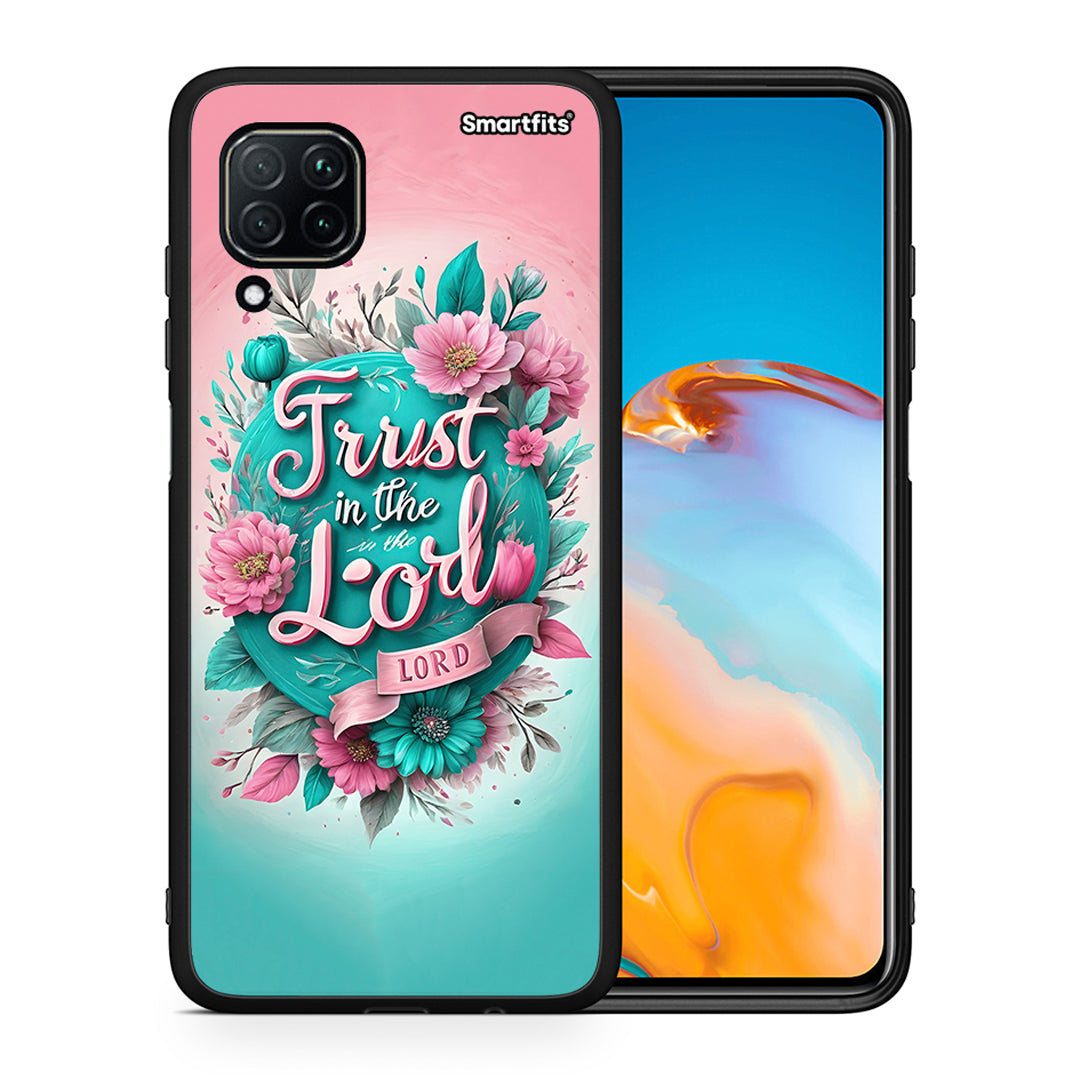 Θήκη Huawei P40 Lite Lord Trust από τη Smartfits με σχέδιο στο πίσω μέρος και μαύρο περίβλημα | Huawei P40 Lite Lord Trust case with colorful back and black bezels