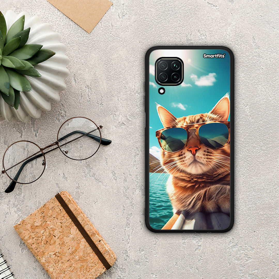 Summer Cat - Huawei P40 Lite case