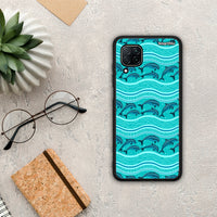 Thumbnail for Swimming Dolphins - Huawei P40 Lite case