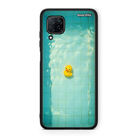 Thumbnail for Huawei P40 Lite Yellow Duck θήκη από τη Smartfits με σχέδιο στο πίσω μέρος και μαύρο περίβλημα | Smartphone case with colorful back and black bezels by Smartfits