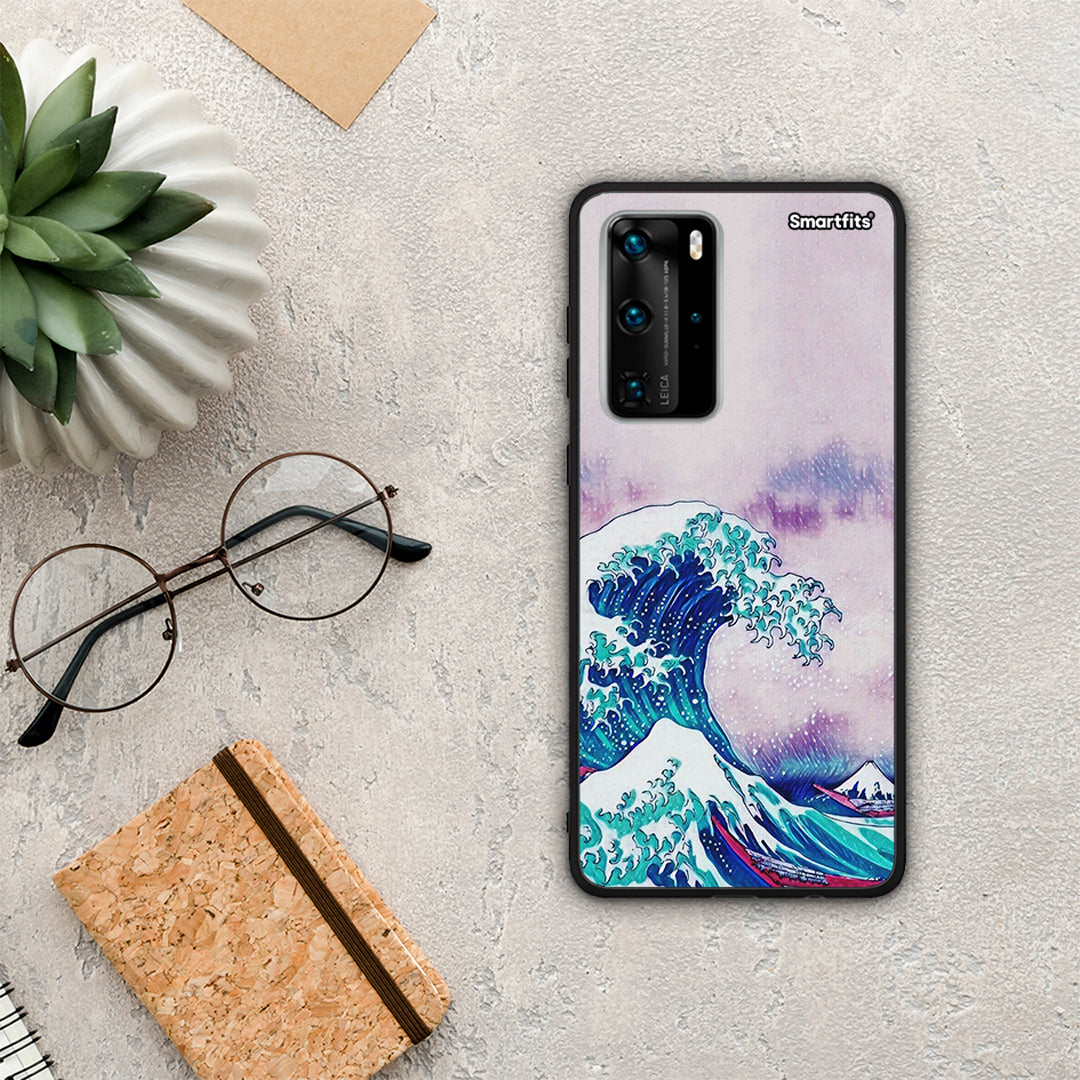 Blue Waves - Huawei P40 Pro case