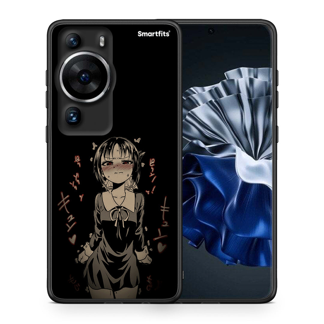 Θήκη Huawei P60 Pro Anime Girl από τη Smartfits με σχέδιο στο πίσω μέρος και μαύρο περίβλημα | Huawei P60 Pro Anime Girl Case with Colorful Back and Black Bezels