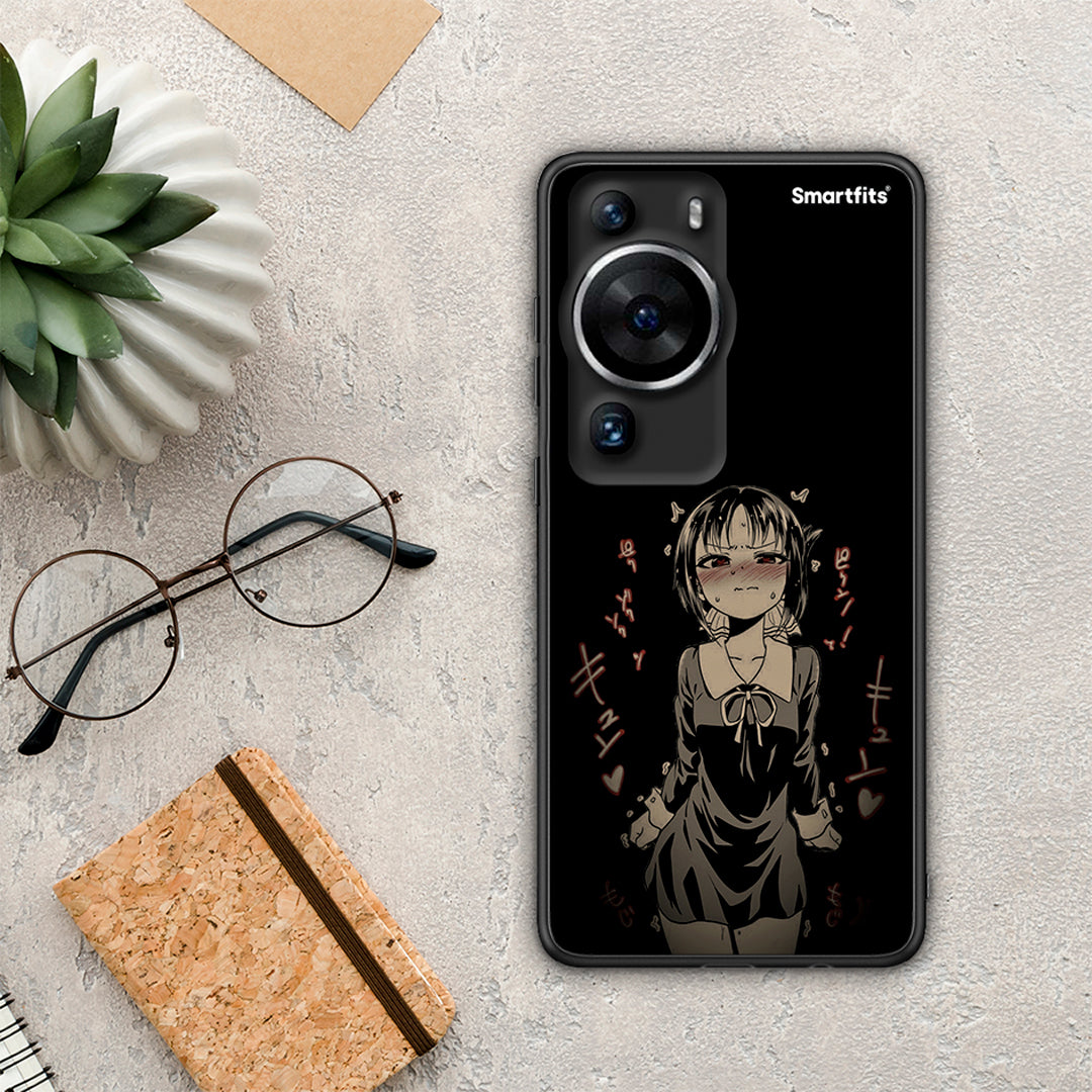 Θήκη Huawei P60 Pro Anime Girl από τη Smartfits με σχέδιο στο πίσω μέρος και μαύρο περίβλημα | Huawei P60 Pro Anime Girl Case with Colorful Back and Black Bezels