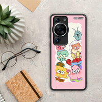 Thumbnail for Θήκη Huawei P60 Pro Cute Companion από τη Smartfits με σχέδιο στο πίσω μέρος και μαύρο περίβλημα | Huawei P60 Pro Cute Companion Case with Colorful Back and Black Bezels