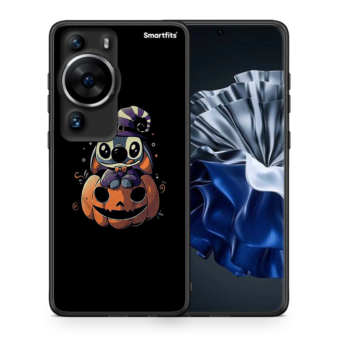 Θήκη Huawei P60 Pro Halloween Stitch από τη Smartfits με σχέδιο στο πίσω μέρος και μαύρο περίβλημα | Huawei P60 Pro Halloween Stitch Case with Colorful Back and Black Bezels