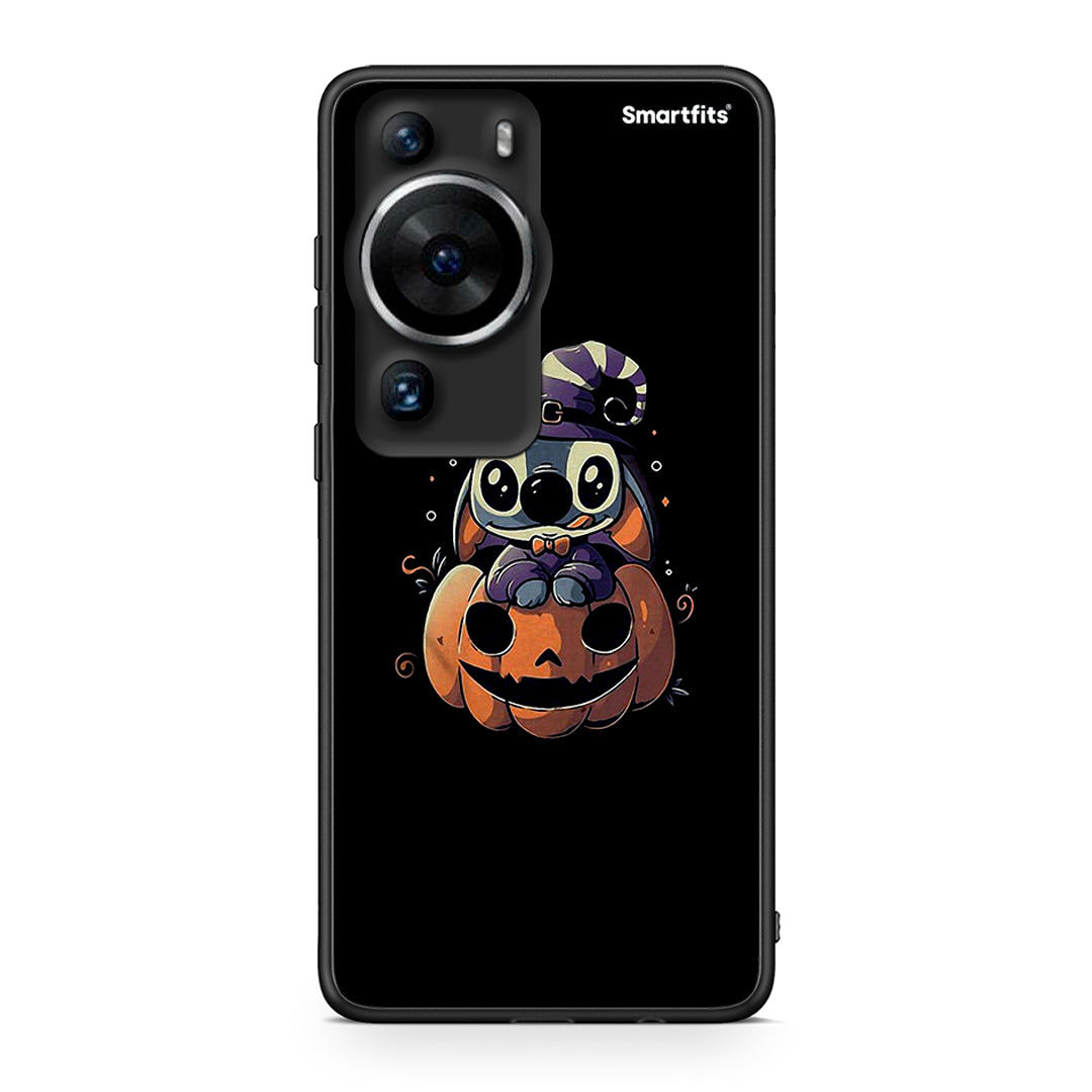 Θήκη Huawei P60 Pro Halloween Stitch από τη Smartfits με σχέδιο στο πίσω μέρος και μαύρο περίβλημα | Huawei P60 Pro Halloween Stitch Case with Colorful Back and Black Bezels