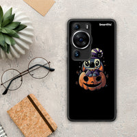 Thumbnail for Θήκη Huawei P60 Pro Halloween Stitch από τη Smartfits με σχέδιο στο πίσω μέρος και μαύρο περίβλημα | Huawei P60 Pro Halloween Stitch Case with Colorful Back and Black Bezels