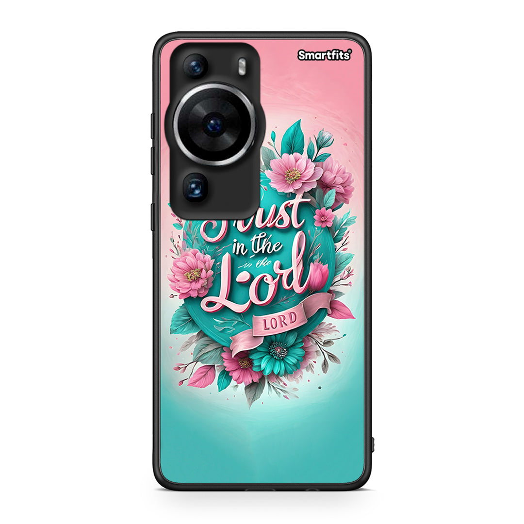 Θήκη Huawei P60 Pro Lord Trust από τη Smartfits με σχέδιο στο πίσω μέρος και μαύρο περίβλημα | Huawei P60 Pro Lord Trust Case with Colorful Back and Black Bezels