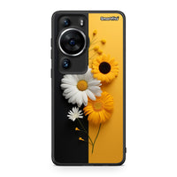Thumbnail for Θήκη Huawei P60 Pro Yellow Daisies από τη Smartfits με σχέδιο στο πίσω μέρος και μαύρο περίβλημα | Huawei P60 Pro Yellow Daisies Case with Colorful Back and Black Bezels