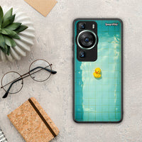 Thumbnail for Θήκη Huawei P60 Yellow Duck από τη Smartfits με σχέδιο στο πίσω μέρος και μαύρο περίβλημα | Huawei P60 Yellow Duck Case with Colorful Back and Black Bezels