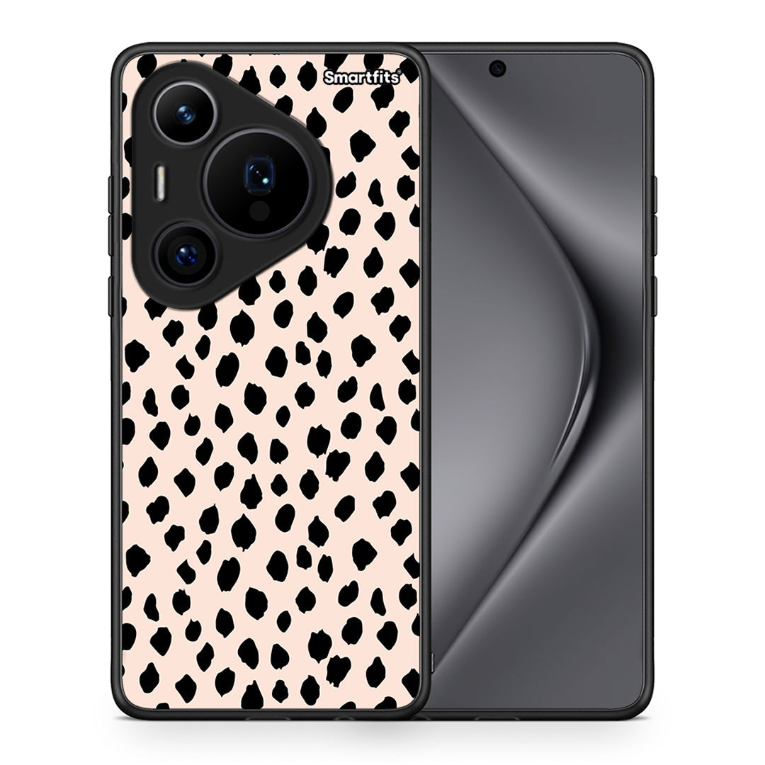 Θήκη Huawei Pura 70 Pro / 70 Pro+ New Polka Dots από τη Smartfits με σχέδιο στο πίσω μέρος και μαύρο περίβλημα | Huawei Pura 70 Pro / 70 Pro+ New Polka Dots case with colorful back and black bezels