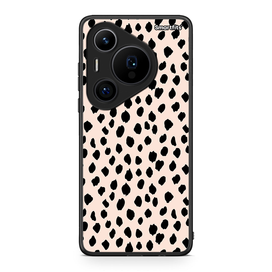 Huawei Pura 70 Pro / 70 Pro+ New Polka Dots θήκη από τη Smartfits με σχέδιο στο πίσω μέρος και μαύρο περίβλημα | Smartphone case with colorful back and black bezels by Smartfits