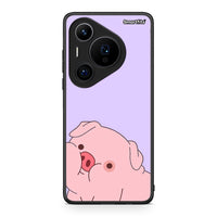 Thumbnail for Huawei Pura 70 Pro / 70 Pro+ Pig Love 2 Θήκη Αγίου Βαλεντίνου από τη Smartfits με σχέδιο στο πίσω μέρος και μαύρο περίβλημα | Smartphone case with colorful back and black bezels by Smartfits