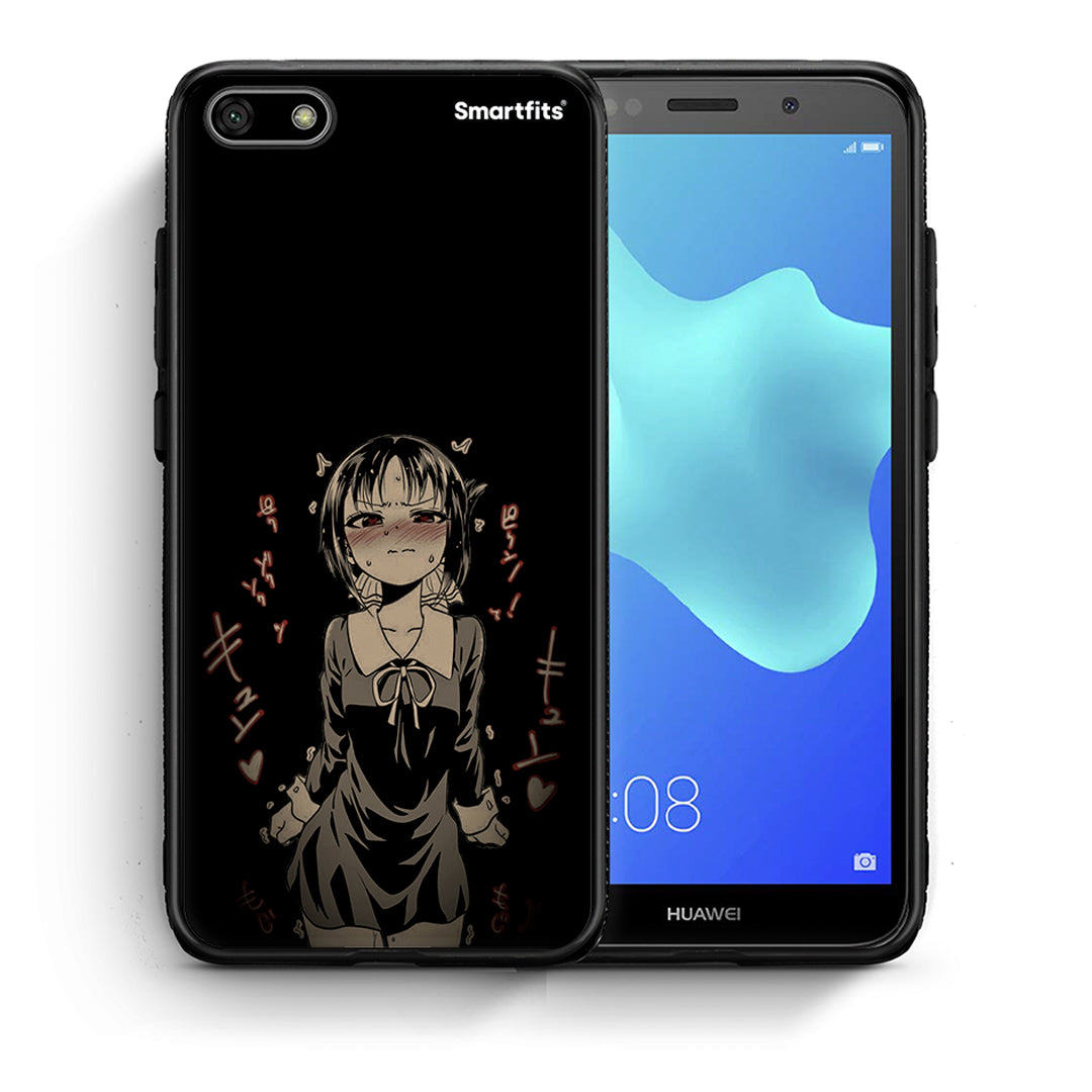 Θήκη Huawei Y5 2018/Honor 7S Anime Girl από τη Smartfits με σχέδιο στο πίσω μέρος και μαύρο περίβλημα | Huawei Y5 2018/Honor 7S Anime Girl case with colorful back and black bezels