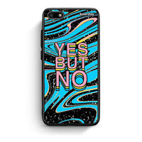 Thumbnail for Huawei Y5 2018 Yes But No θήκη από τη Smartfits με σχέδιο στο πίσω μέρος και μαύρο περίβλημα | Smartphone case with colorful back and black bezels by Smartfits