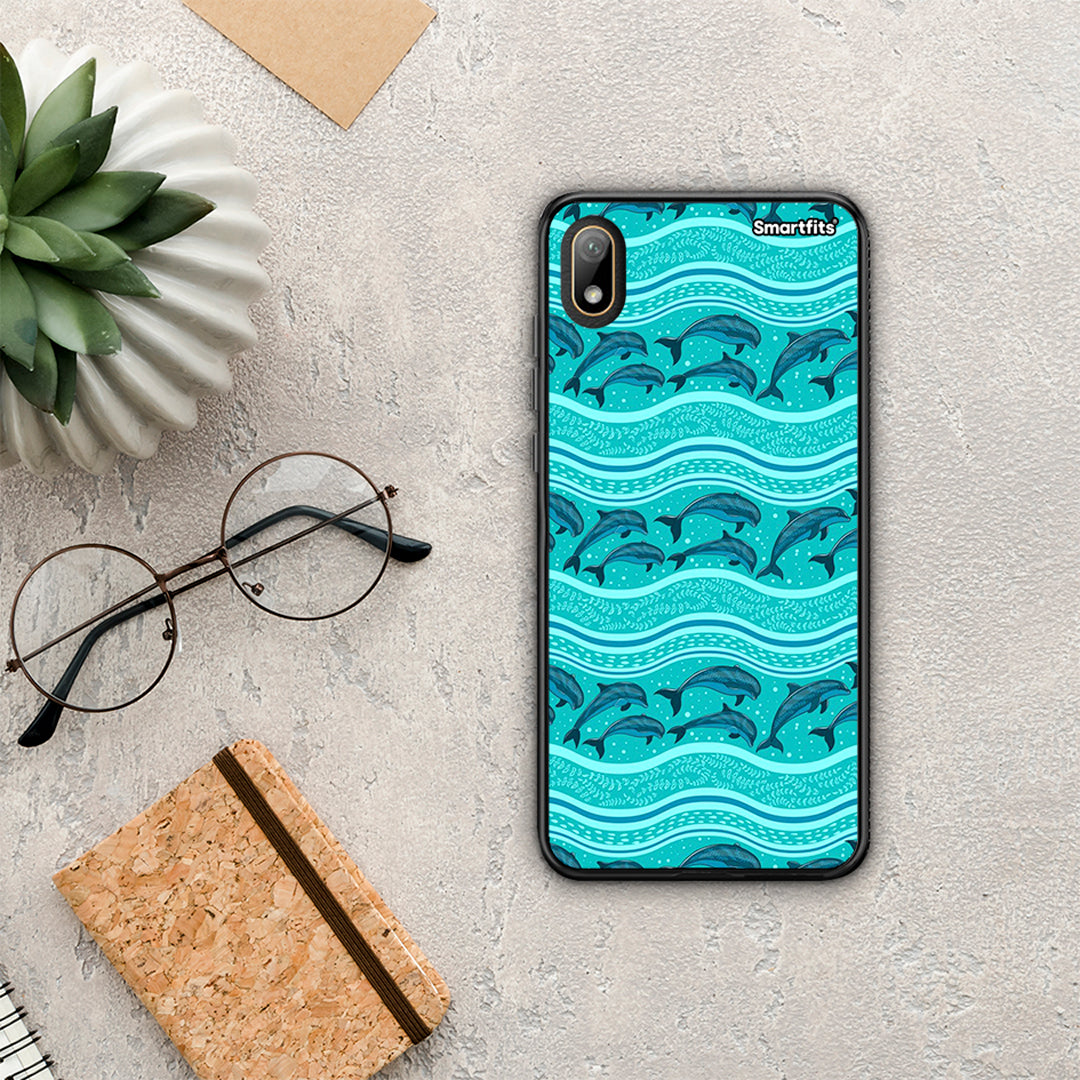 Swimming Dolphins - Huawei Y5 2019 case