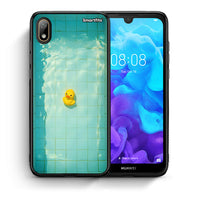 Thumbnail for Θήκη Huawei Y5 2019 Yellow Duck από τη Smartfits με σχέδιο στο πίσω μέρος και μαύρο περίβλημα | Huawei Y5 2019 Yellow Duck case with colorful back and black bezels