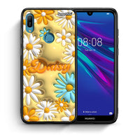 Thumbnail for Θήκη Huawei Y6 2019 Bubble Daisies από τη Smartfits με σχέδιο στο πίσω μέρος και μαύρο περίβλημα | Huawei Y6 2019 Bubble Daisies case with colorful back and black bezels