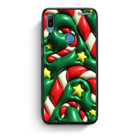 Thumbnail for Huawei Y6 2019 Christmas Bubbles θήκη από τη Smartfits με σχέδιο στο πίσω μέρος και μαύρο περίβλημα | Smartphone case with colorful back and black bezels by Smartfits