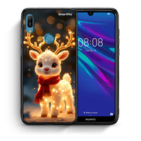 Thumbnail for Θήκη Huawei Y6 2019 Christmas Cutie από τη Smartfits με σχέδιο στο πίσω μέρος και μαύρο περίβλημα | Huawei Y6 2019 Christmas Cutie case with colorful back and black bezels