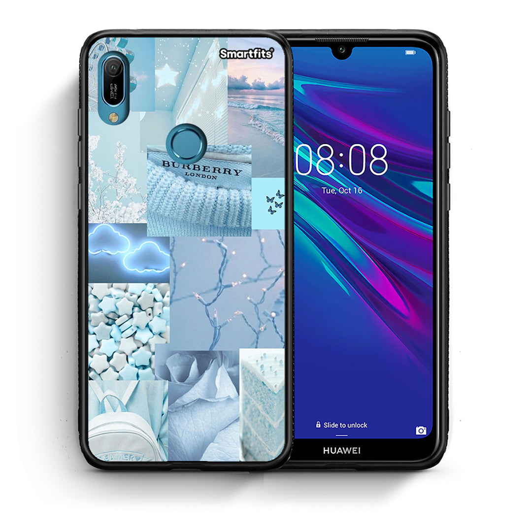 Θήκη Huawei Y6 2019 Ciel Aesthetic Collage από τη Smartfits με σχέδιο στο πίσω μέρος και μαύρο περίβλημα | Huawei Y6 2019 Ciel Aesthetic Collage case with colorful back and black bezels