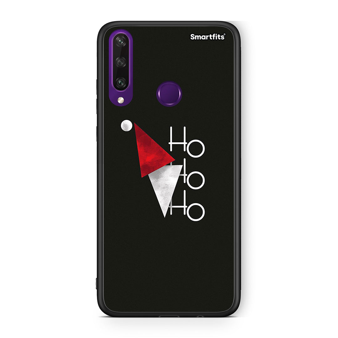 Huawei Y6p Minimal Christmas θήκη από τη Smartfits με σχέδιο στο πίσω μέρος και μαύρο περίβλημα | Smartphone case with colorful back and black bezels by Smartfits