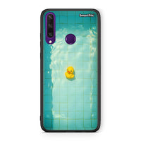 Thumbnail for Huawei Y6p Yellow Duck θήκη από τη Smartfits με σχέδιο στο πίσω μέρος και μαύρο περίβλημα | Smartphone case with colorful back and black bezels by Smartfits