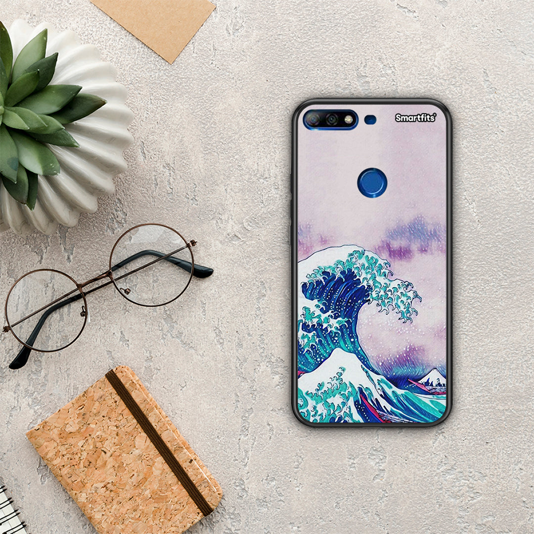 Blue Waves - Huawei Y7 2018 / Prime Y7 2018 / Honor 7C case