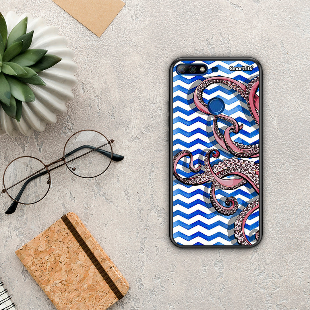 Chevron Devilfish - Huawei Y7 2018 / Prime Y7 2018 / Honor 7C case